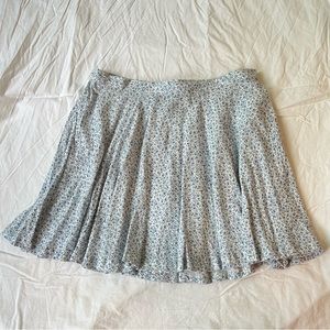 Ralph Lauren white skirt with blue flowers.